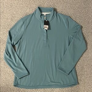 Fairway & Greene Teal Long Sleeve Top